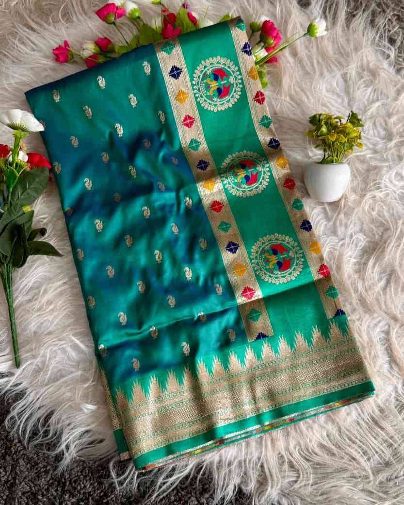 Vv-43 By Fashid Wholesale 01 To 08 Series Indian Traditional Wear Collection Beautiful Stylish Fancy Colorful Party Wear & Occasional Wear Paithani Silk Sarees At Wholesale Price