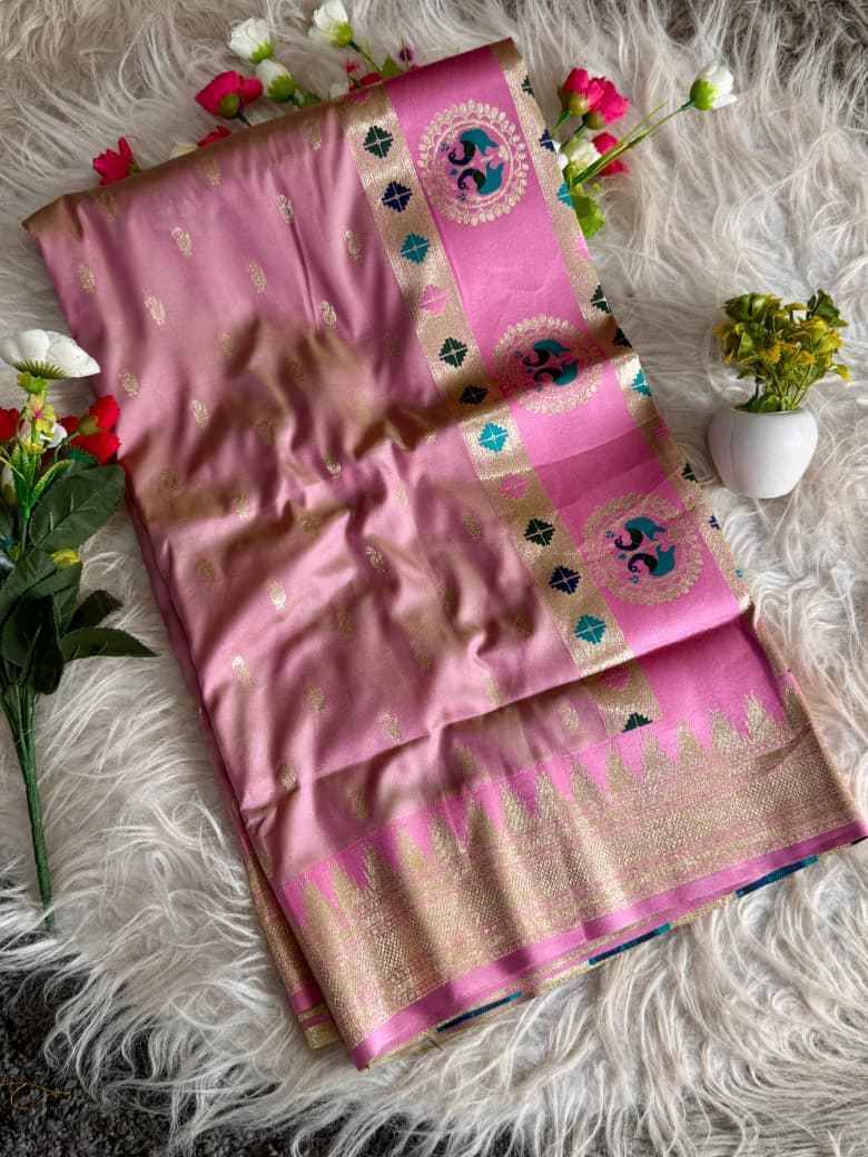 Vv-43 By Fashid Wholesale 01 To 08 Series Indian Traditional Wear Collection Beautiful Stylish Fancy Colorful Party Wear & Occasional Wear Paithani Silk Sarees At Wholesale Price