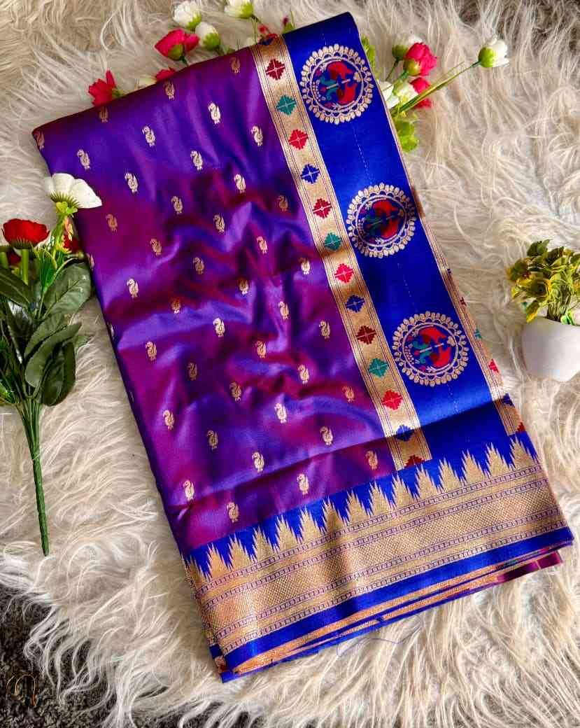 Vv-43 By Fashid Wholesale 01 To 08 Series Indian Traditional Wear Collection Beautiful Stylish Fancy Colorful Party Wear & Occasional Wear Paithani Silk Sarees At Wholesale Price