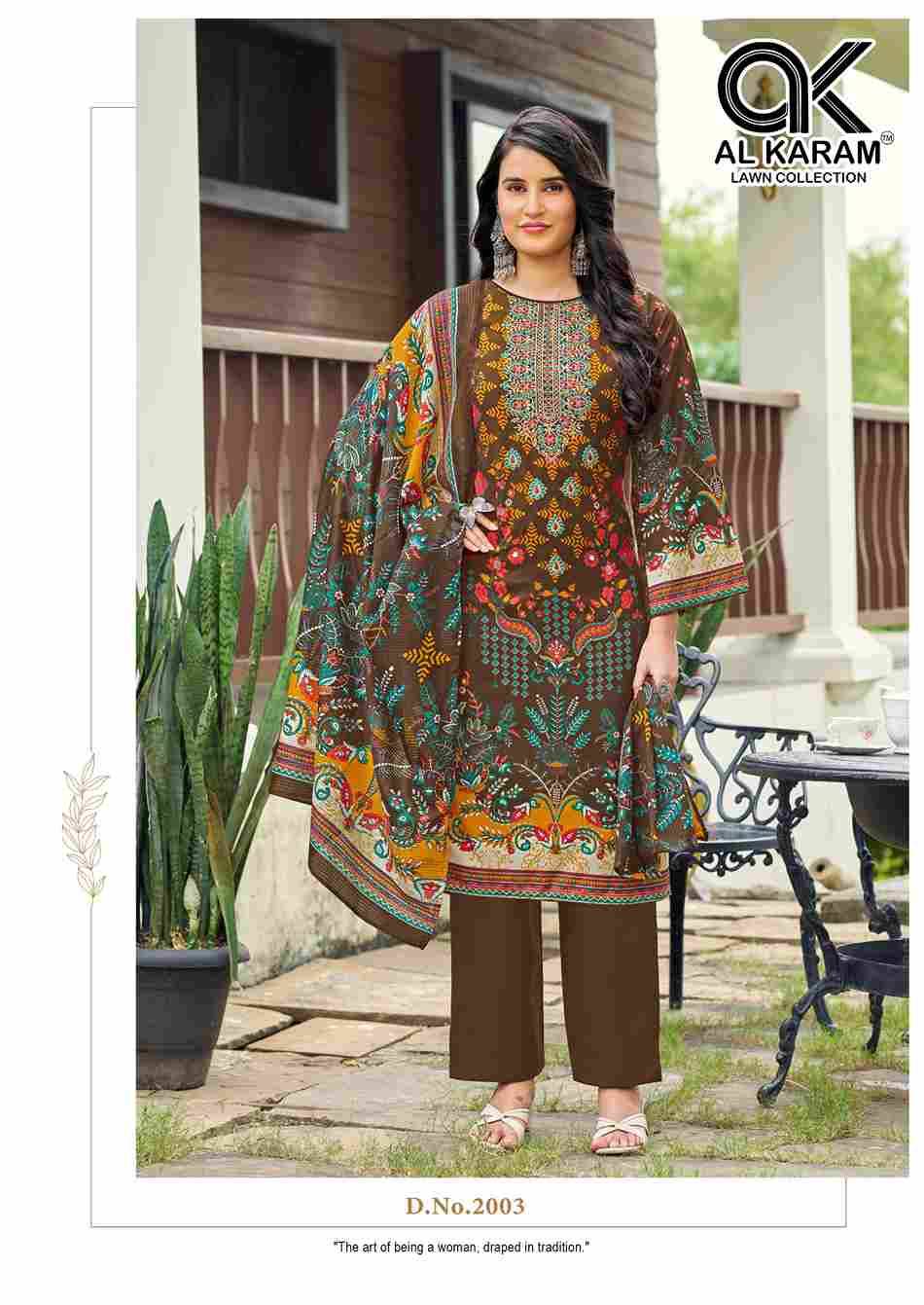 Areeba Vol-2 By Al Karam Lawn Collection 2001 To 2006 Series Beautiful Festive Suits Colorful Stylish Fancy Casual Wear & Ethnic Wear Rayon Cotton Print Dresses At Wholesale Price