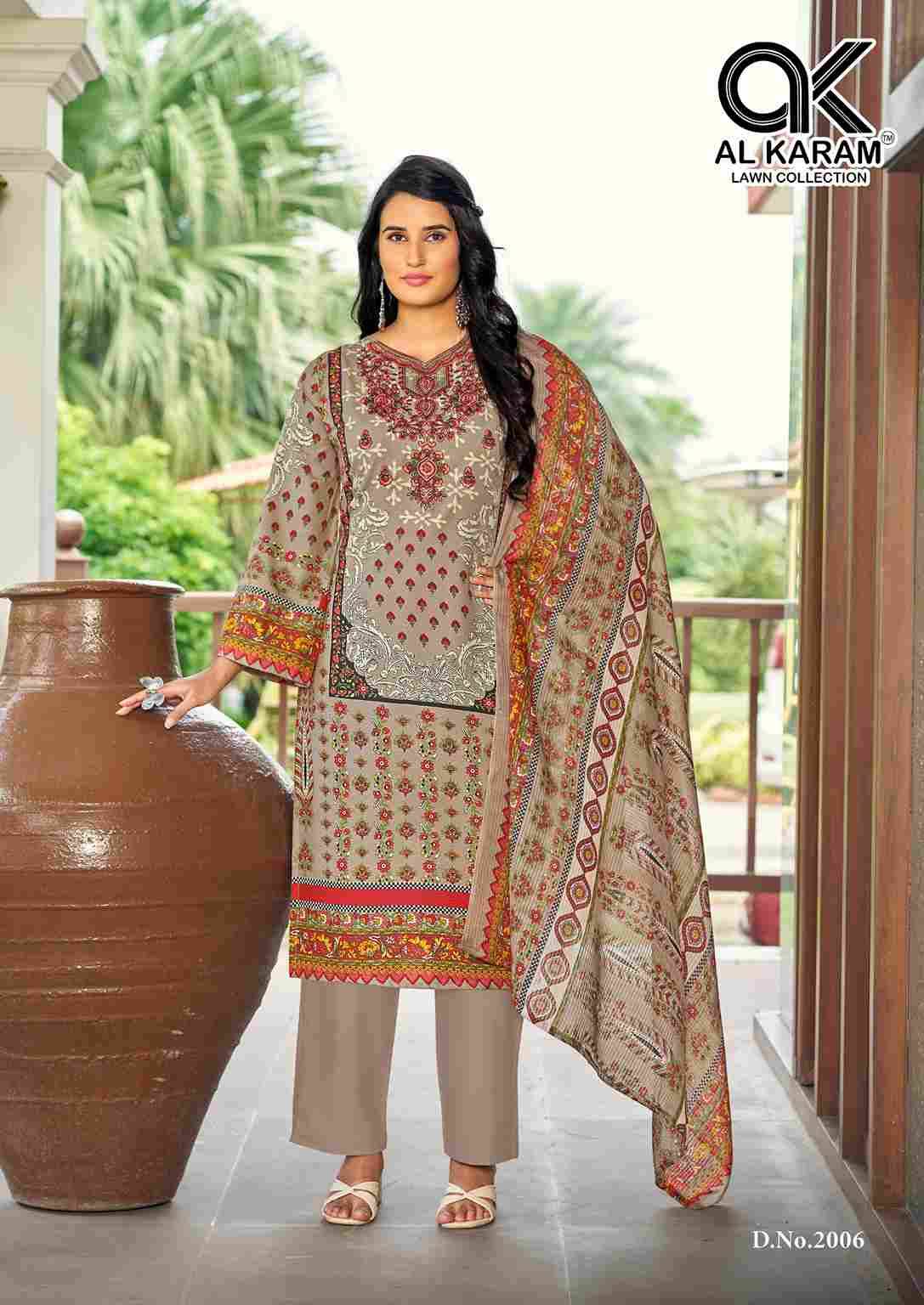 Areeba Vol-2 By Al Karam Lawn Collection 2001 To 2006 Series Beautiful Festive Suits Colorful Stylish Fancy Casual Wear & Ethnic Wear Rayon Cotton Print Dresses At Wholesale Price