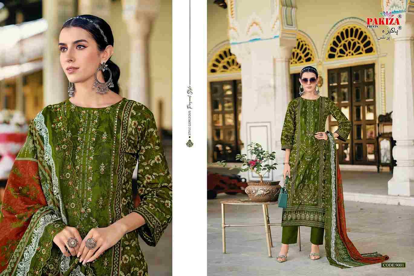 Khushboo Vol-9 By Pakiza Prints 9001 To 9010 Series Beautiful Festive Suits Stylish Fancy Colorful Party Wear & Occasional Wear Lawn Cotton Dresses At Wholesale Price