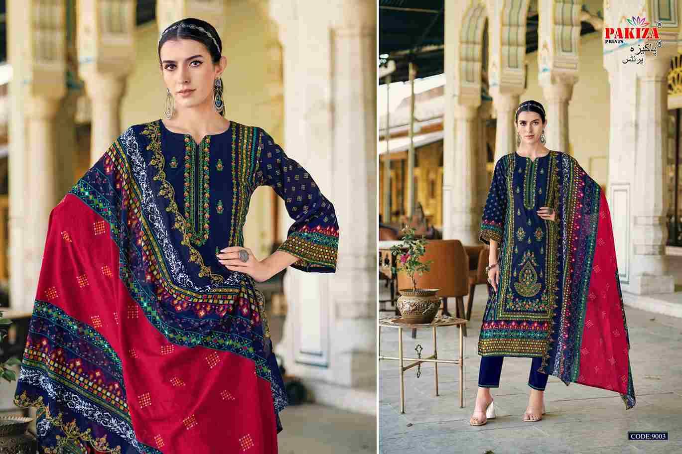 Khushboo Vol-9 By Pakiza Prints 9001 To 9010 Series Beautiful Festive Suits Stylish Fancy Colorful Party Wear & Occasional Wear Lawn Cotton Dresses At Wholesale Price