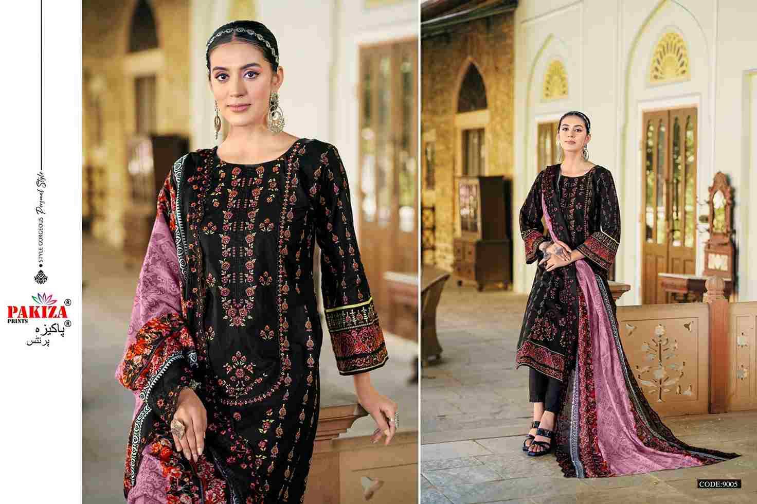 Khushboo Vol-9 By Pakiza Prints 9001 To 9010 Series Beautiful Festive Suits Stylish Fancy Colorful Party Wear & Occasional Wear Lawn Cotton Dresses At Wholesale Price