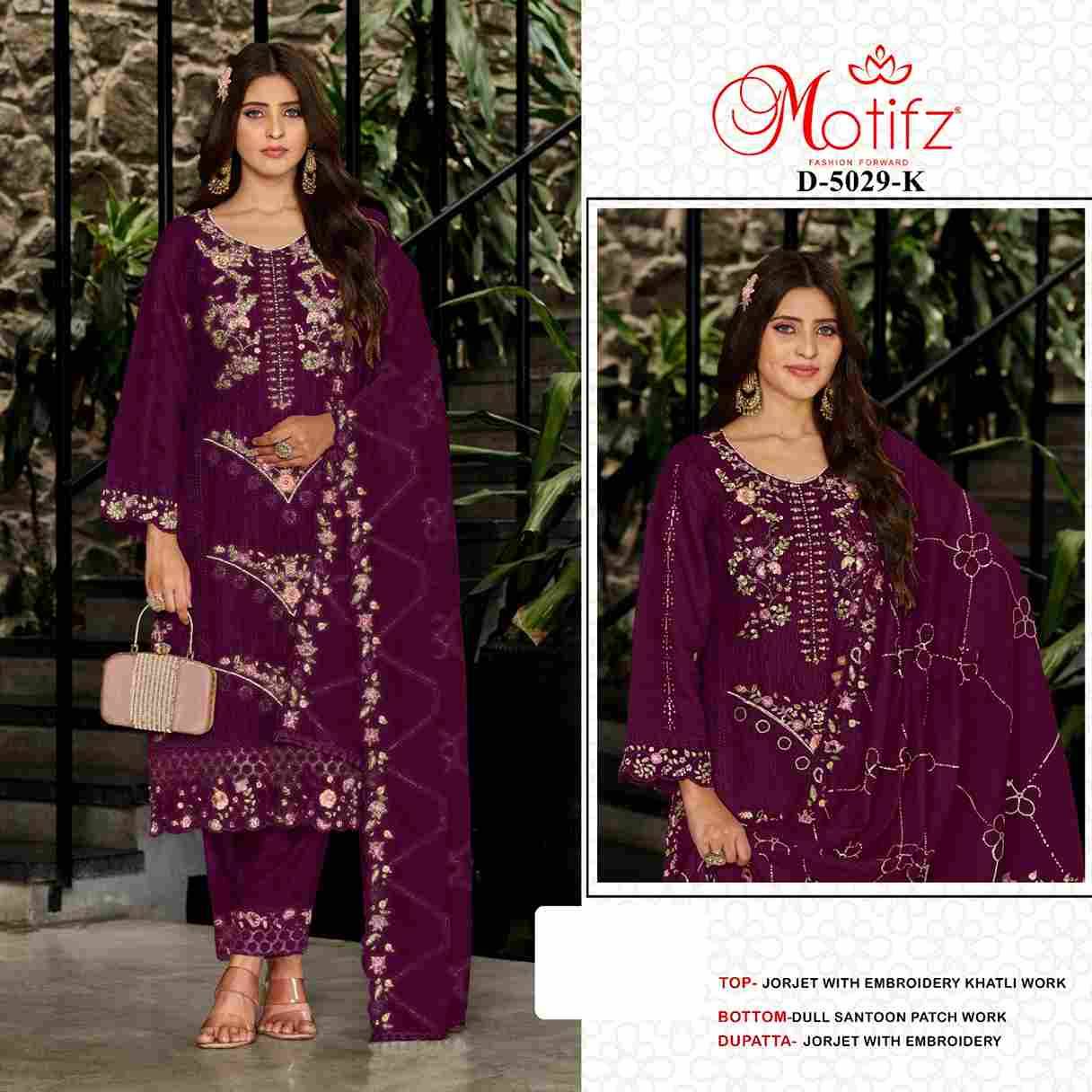 Motifz Hit Design 5029 Colours Vol-3 By Motifz 5029-H To 5029-K Series Beautiful Pakistani Suits Colorful Stylish Fancy Casual Wear & Ethnic Wear Georgette Dresses At Wholesale Price