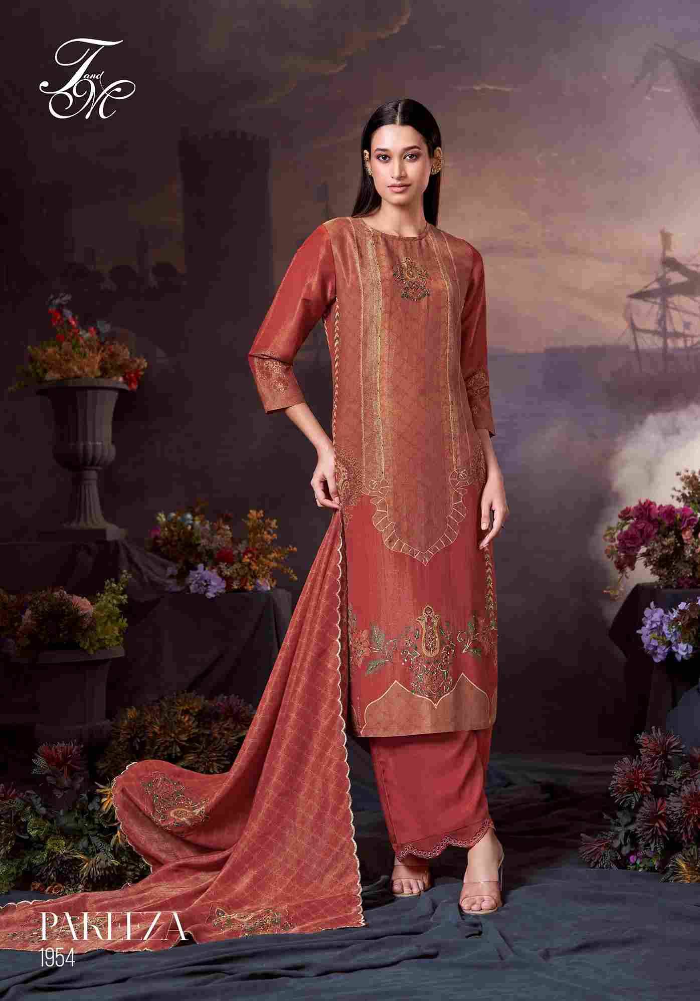 Pakeeza By T And M Designer Studio Beautiful Festive Suits Colorful Stylish Fancy Casual Wear & Ethnic Wear Pure Viscose Dresses At Wholesale Price