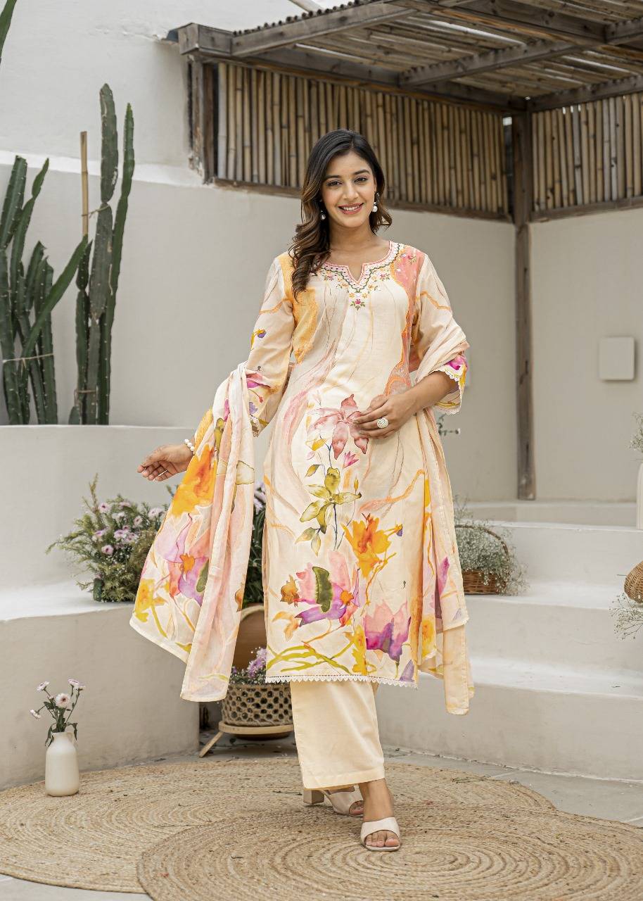 Sd-101 By Fashid Wholesale 01 To 06 Series Designer Festive Suits Collection Beautiful Stylish Fancy Colorful Party Wear & Occasional Wear Linen Digital Print Dresses At Wholesale Price