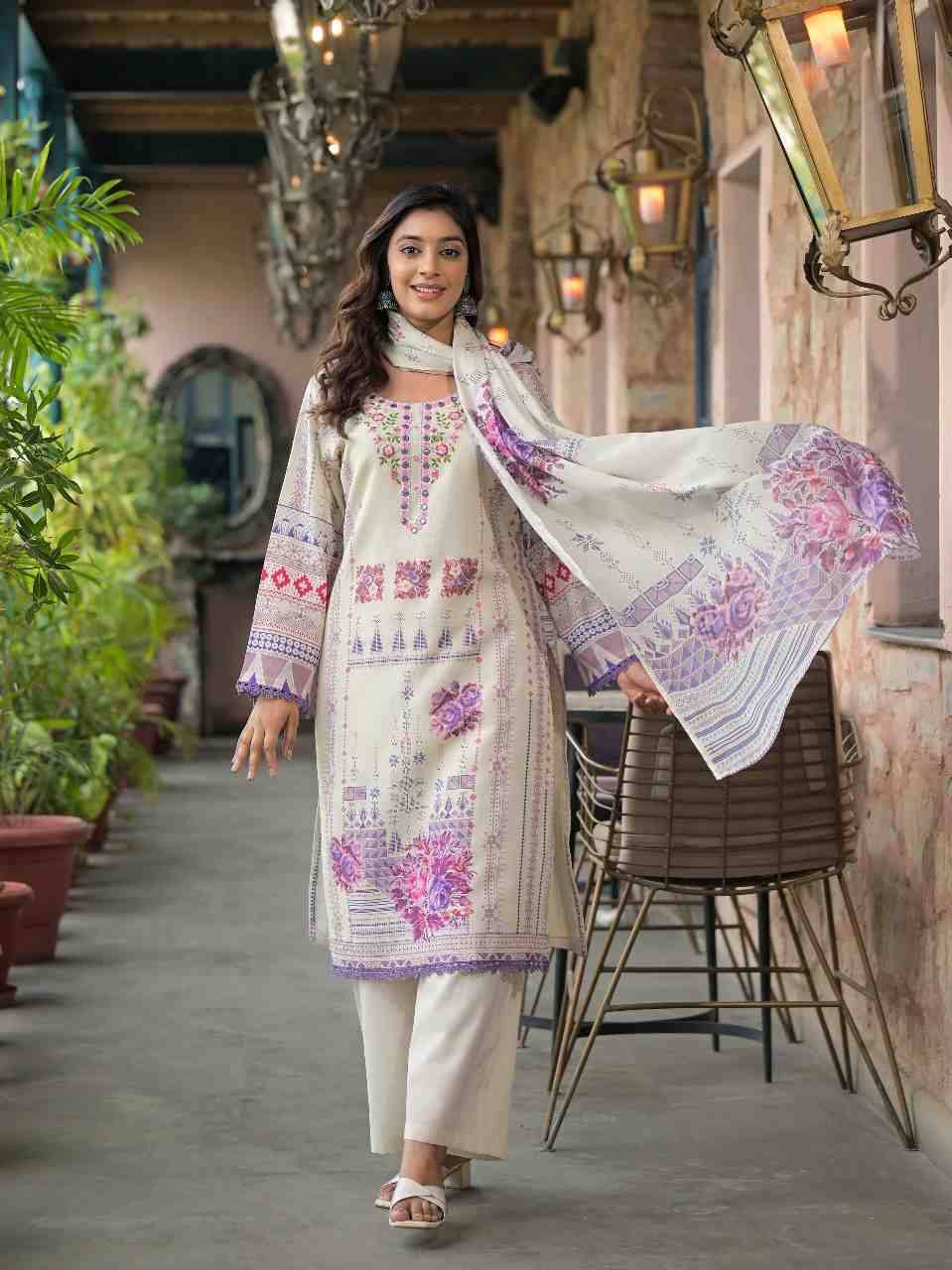 Sd-101 By Fashid Wholesale 01 To 06 Series Designer Festive Suits Collection Beautiful Stylish Fancy Colorful Party Wear & Occasional Wear Linen Digital Print Dresses At Wholesale Price