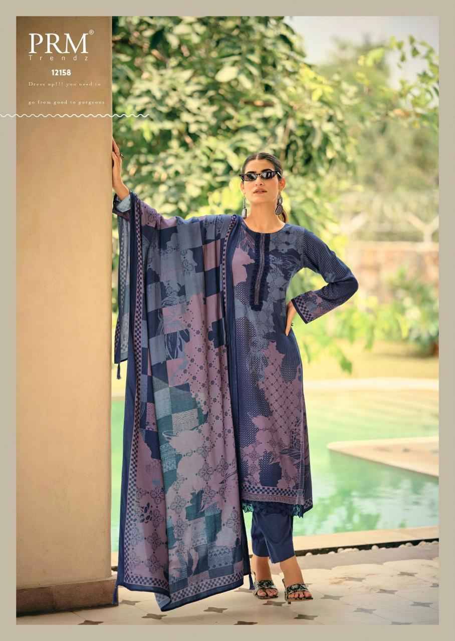 Jhansi By PRM Trendz 12155 To 12160 Series Beautiful Festive Suits Colorful Stylish Fancy Casual Wear & Ethnic Wear Pure Viscose Pashmina Dresses At Wholesale Price