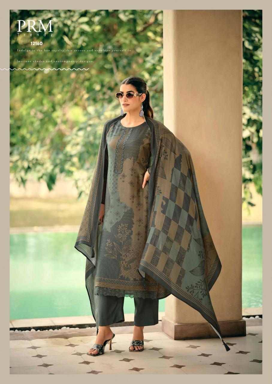 Jhansi By PRM Trendz 12155 To 12160 Series Beautiful Festive Suits Colorful Stylish Fancy Casual Wear & Ethnic Wear Pure Viscose Pashmina Dresses At Wholesale Price