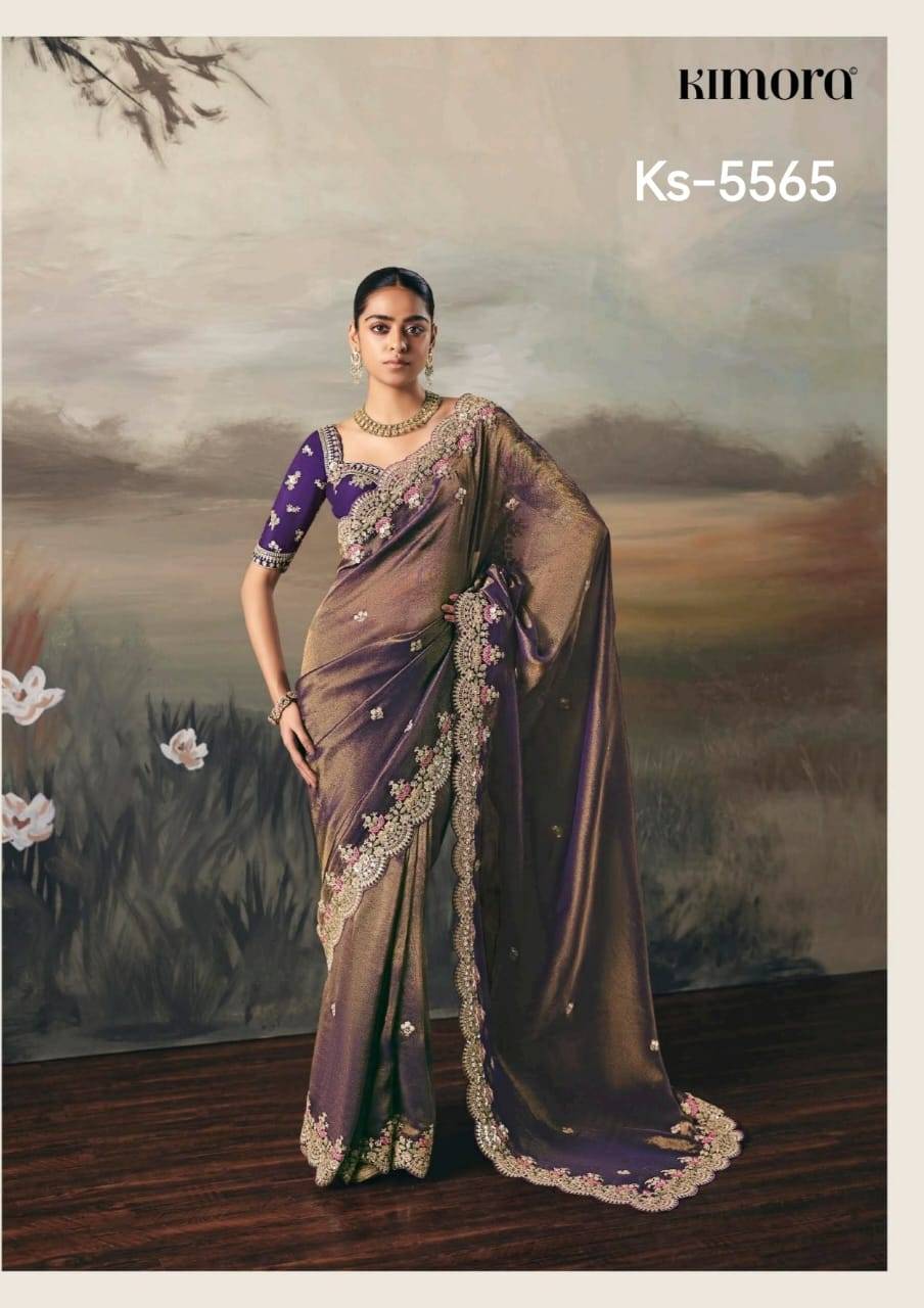 Silsila By Kimora Fashion 5561 To 5571 Series Indian Traditional Wear Collection Beautiful Stylish Fancy Colorful Party Wear & Occasional Wear Fancy Sarees At Wholesale Price