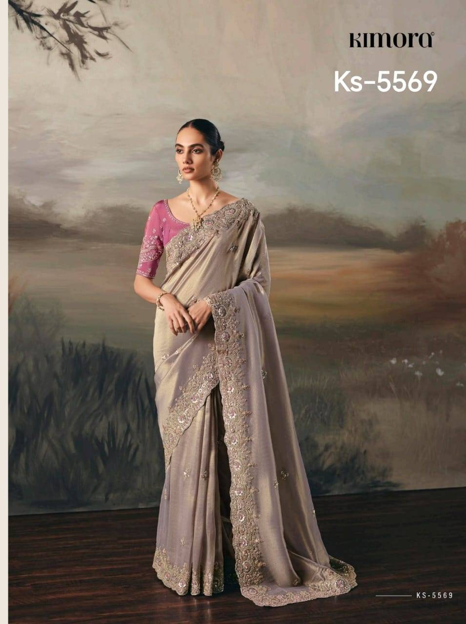 Silsila By Kimora Fashion 5561 To 5571 Series Indian Traditional Wear Collection Beautiful Stylish Fancy Colorful Party Wear & Occasional Wear Fancy Sarees At Wholesale Price