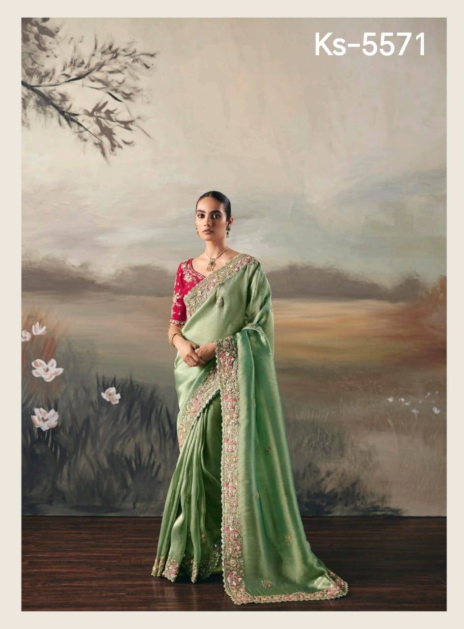 Silsila By Kimora Fashion 5561 To 5571 Series Indian Traditional Wear Collection Beautiful Stylish Fancy Colorful Party Wear & Occasional Wear Fancy Sarees At Wholesale Price