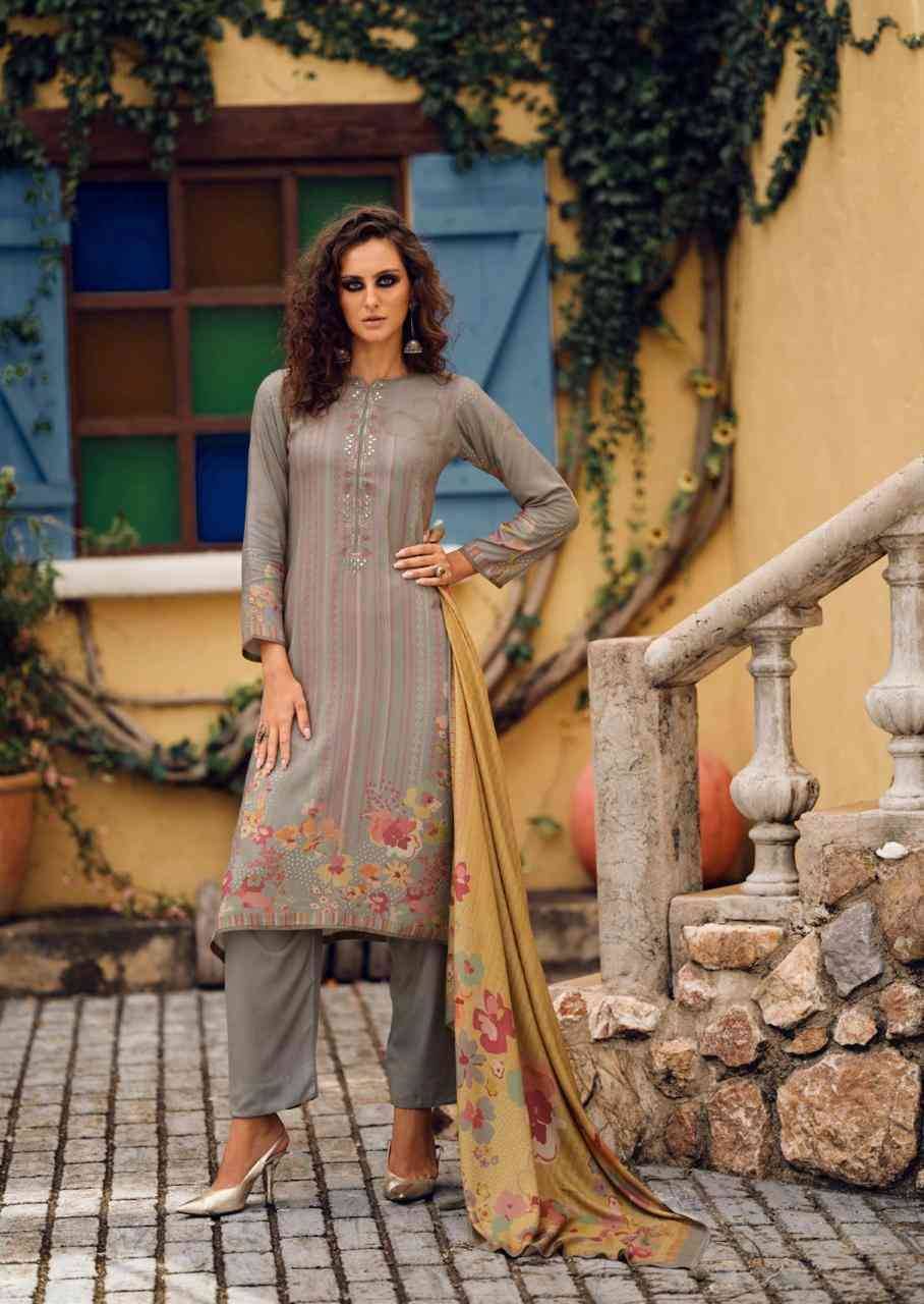 Alona By Sadhana Fashion 11542 To 11547 Series Designer Festive Suits Beautiful Fancy Stylish Colorful Party Wear & Occasional Wear Pure Viscose Pashmina Print Dresses At Wholesale Price