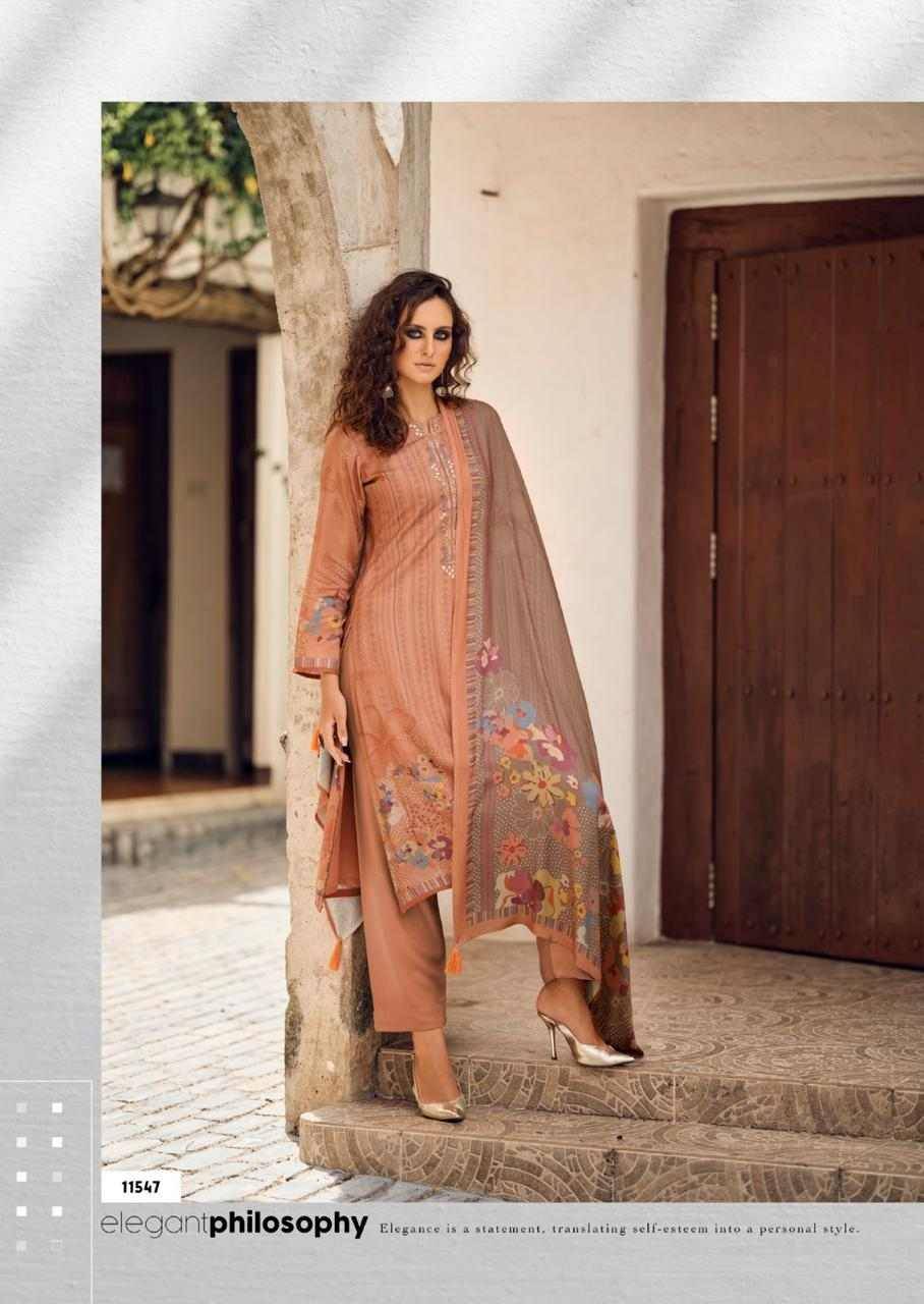 Alona By Sadhana Fashion 11542 To 11547 Series Designer Festive Suits Beautiful Fancy Stylish Colorful Party Wear & Occasional Wear Pure Viscose Pashmina Print Dresses At Wholesale Price