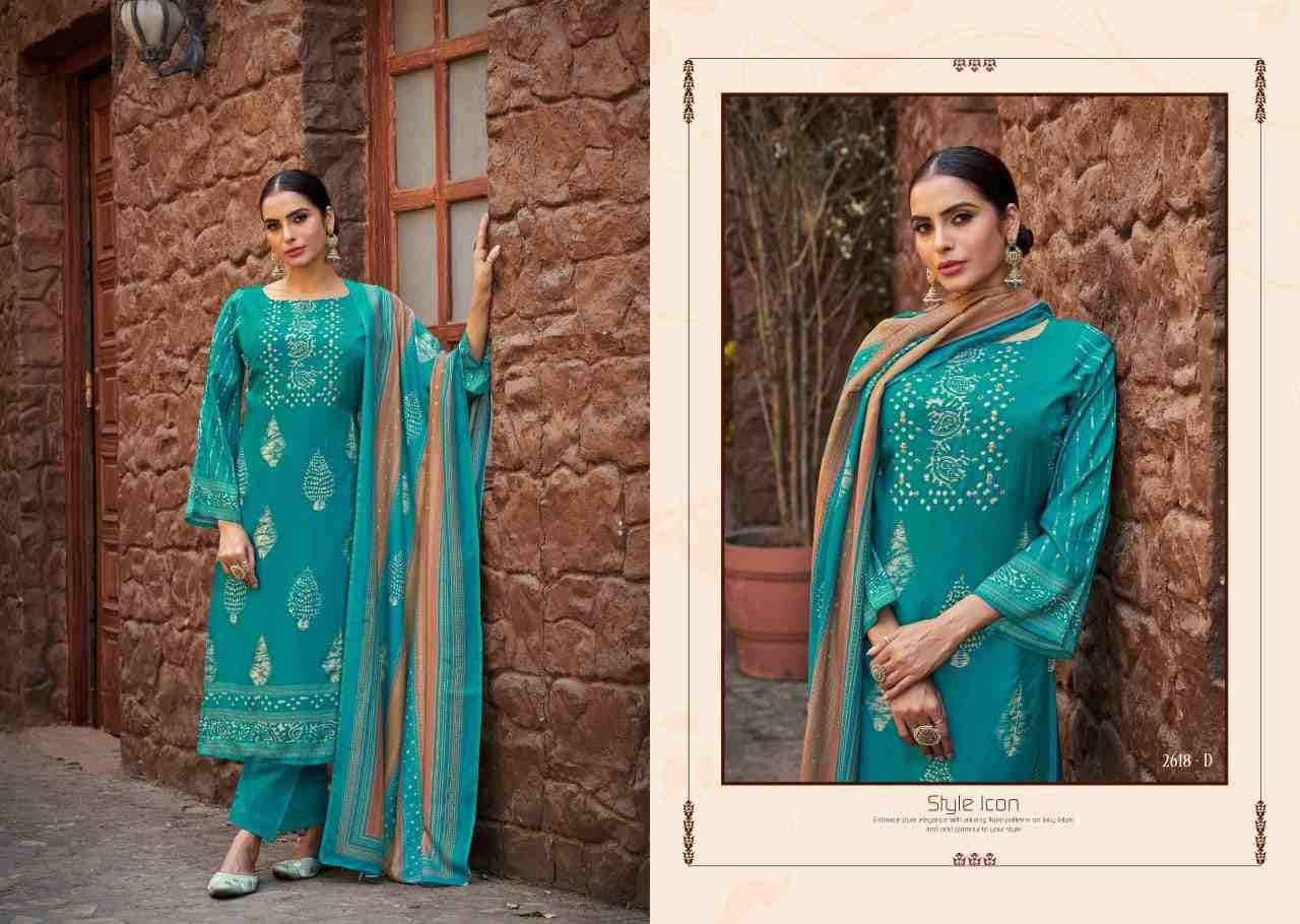 Lucia By Sargam Prints 2618-A To 2618-D Series Beautiful Festive Suits Stylish Fancy Colorful Casual Wear & Ethnic Wear Premium Bemberg Muslin Dresses At Wholesale Price