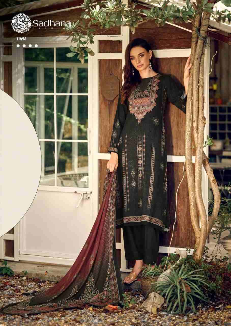 Amariah By Sadhana Fashion 11494 To 11499 Series Designer Festive Suits Beautiful Fancy Stylish Colorful Party Wear & Occasional Wear Pure Viscose Pashmina Print Dresses At Wholesale Price