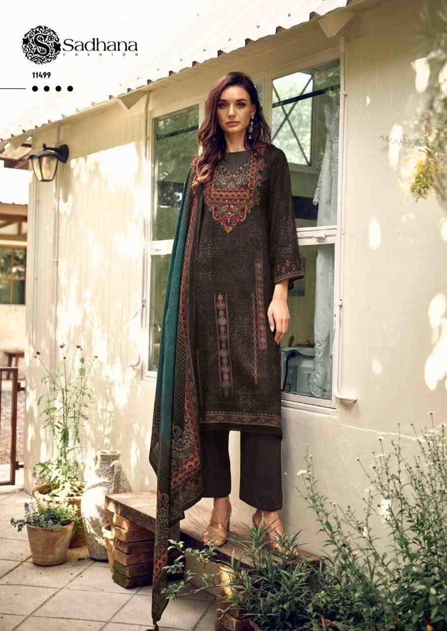 Amariah By Sadhana Fashion 11494 To 11499 Series Designer Festive Suits Beautiful Fancy Stylish Colorful Party Wear & Occasional Wear Pure Viscose Pashmina Print Dresses At Wholesale Price
