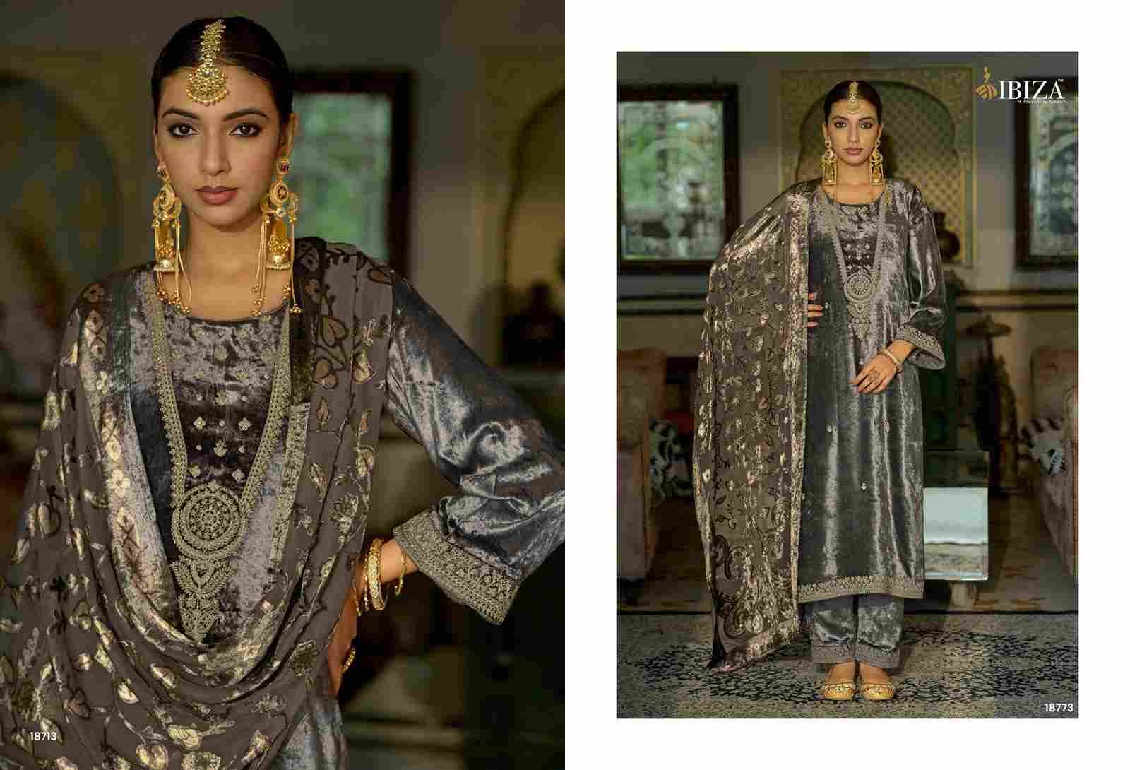 Jonem By Ibiza 18771 To 18774 Series Beautiful Festive Suits Colorful Stylish Fancy Casual Wear & Ethnic Wear Pure Viscose Velvet Dresses At Wholesale Price