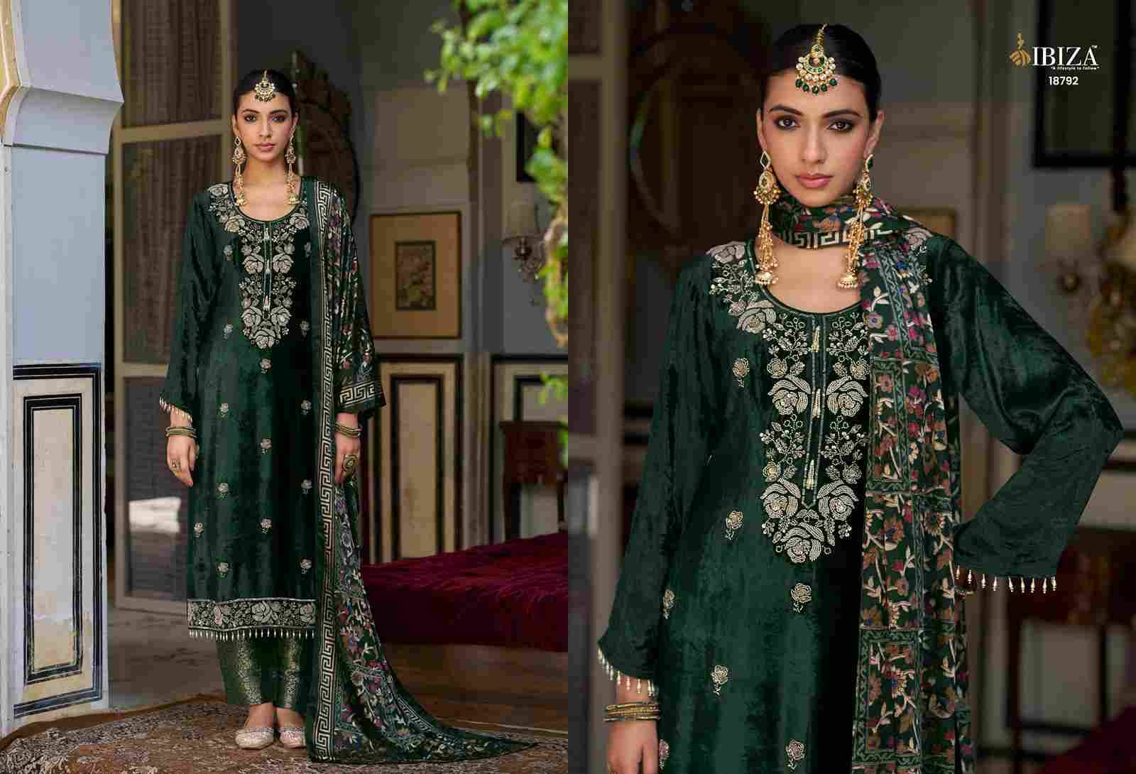 Kalindi By Ibiza 18791 To 18794 Series Beautiful Festive Suits Colorful Stylish Fancy Casual Wear & Ethnic Wear Pure Viscose Velvet Dresses At Wholesale Price