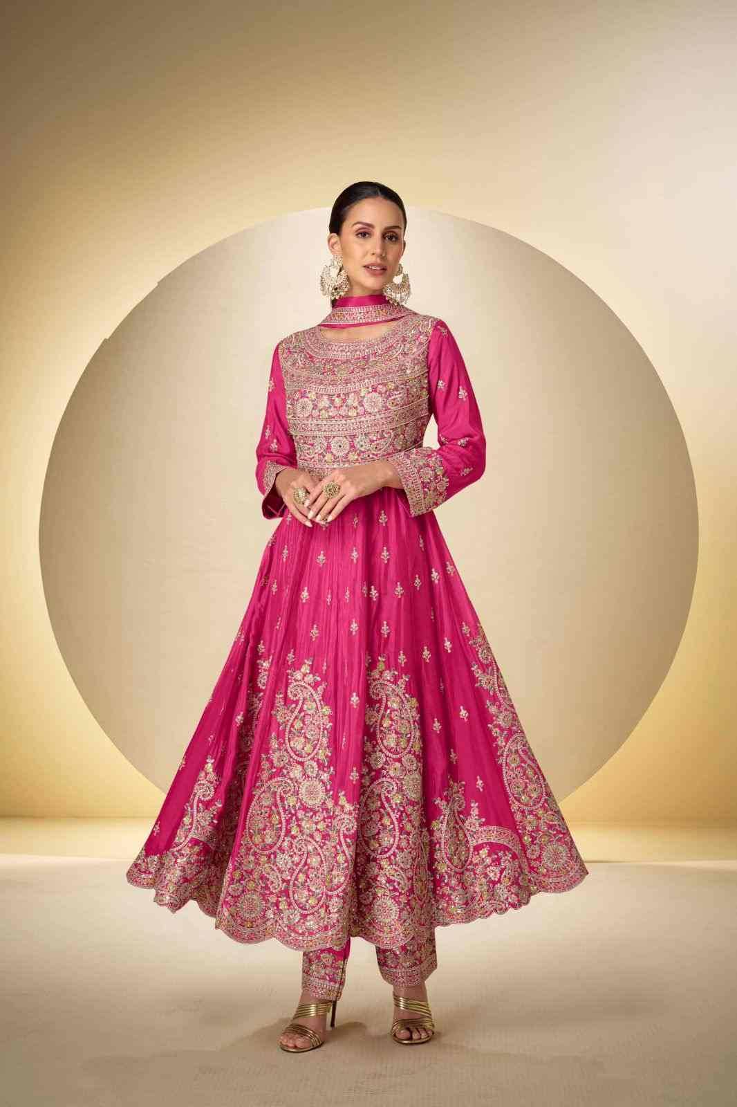 Rasbari By Gulkayra Designer 7626-A To 7626-C Series Beautiful Festive Suits Stylish Colorful Fancy Casual Wear & Ethnic Wear Chinnon Dresses At Wholesale Price