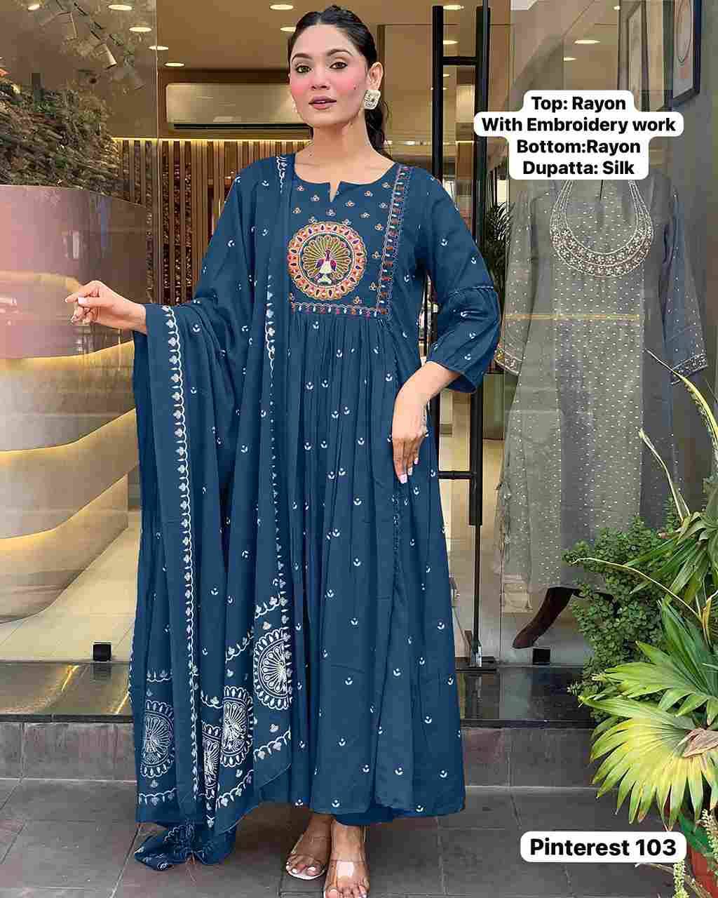 Pinterest By Kaamiri 101 To 107 Series Designer Festive Suits Collection Beautiful Stylish Fancy Colorful Party Wear & Occasional Wear Fancy Dresses At Wholesale Price