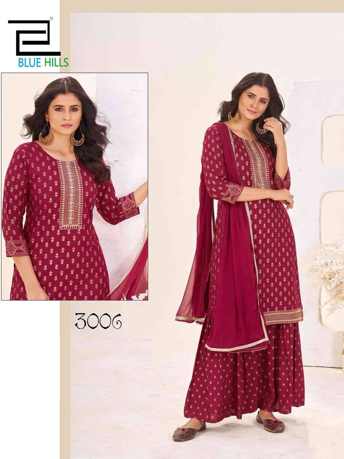 Muskaan By Kaamiri 101 To 106 Series Designer Festive Suits Beautiful Stylish Fancy Colorful Party Wear & Occasional Wear Rayon Print Dresses At Wholesale Price