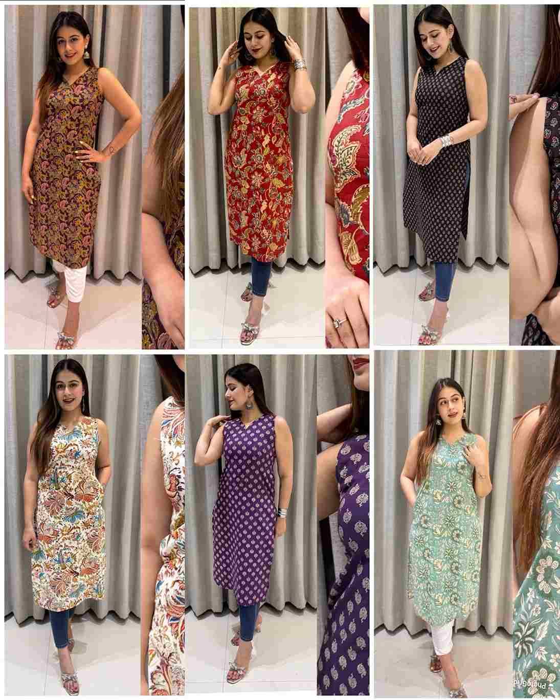 Blush Vol-7 By Kaamiri 01 To 06 Series Designer Stylish Fancy Colorful Beautiful Party Wear & Ethnic Wear Collection Cotton Prints Kurtis At Wholesale Price