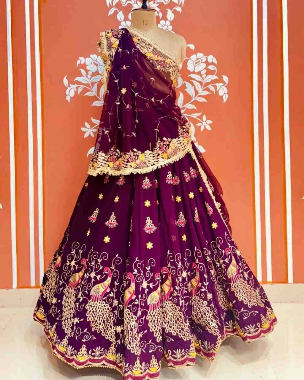 Pc-33 By Fashid Wholesale 01 To 06 Series Wear Collection Beautiful Stylish Colorful Fancy Party Wear & Occasional Wear Heavy Georgette Lehengas At Wholesale Price