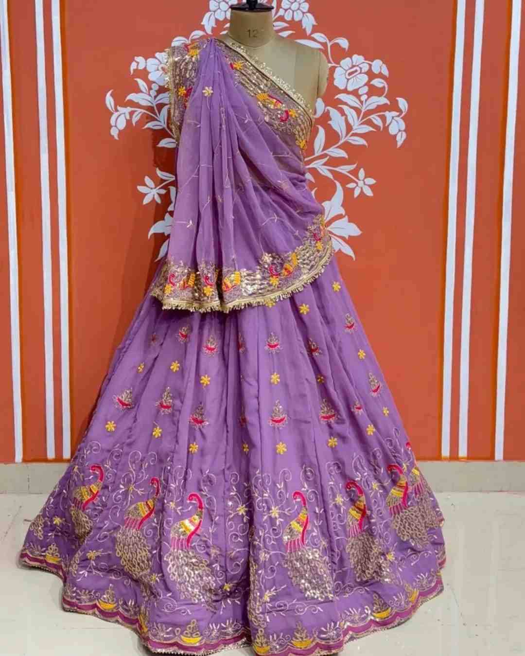 Pc-33 By Fashid Wholesale 01 To 06 Series Wear Collection Beautiful Stylish Colorful Fancy Party Wear & Occasional Wear Heavy Georgette Lehengas At Wholesale Price