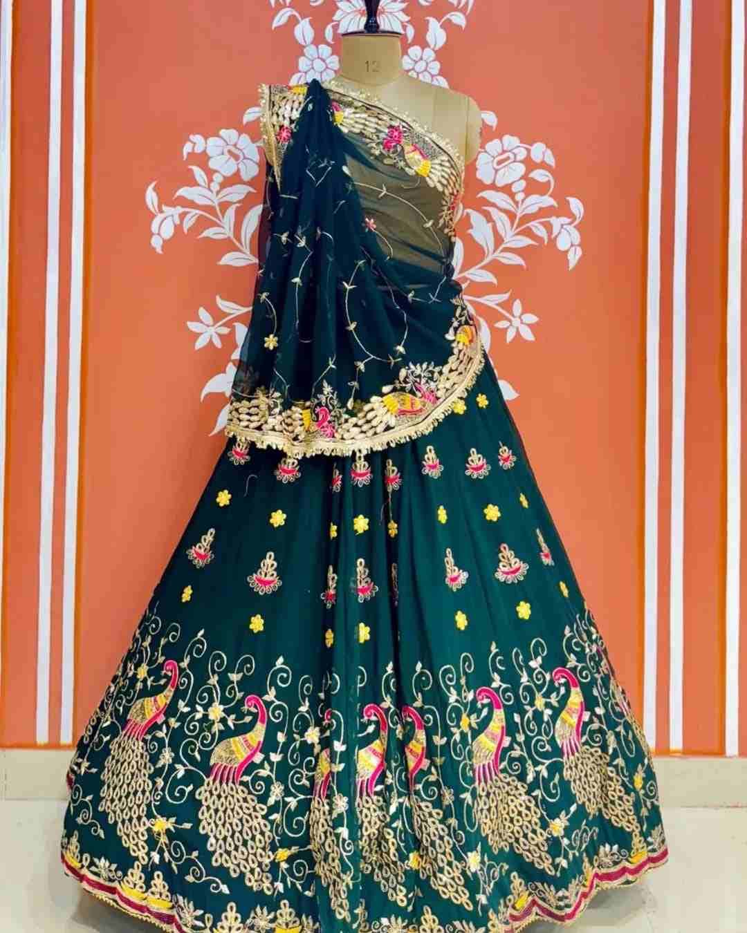Pc-33 By Fashid Wholesale 01 To 06 Series Wear Collection Beautiful Stylish Colorful Fancy Party Wear & Occasional Wear Heavy Georgette Lehengas At Wholesale Price