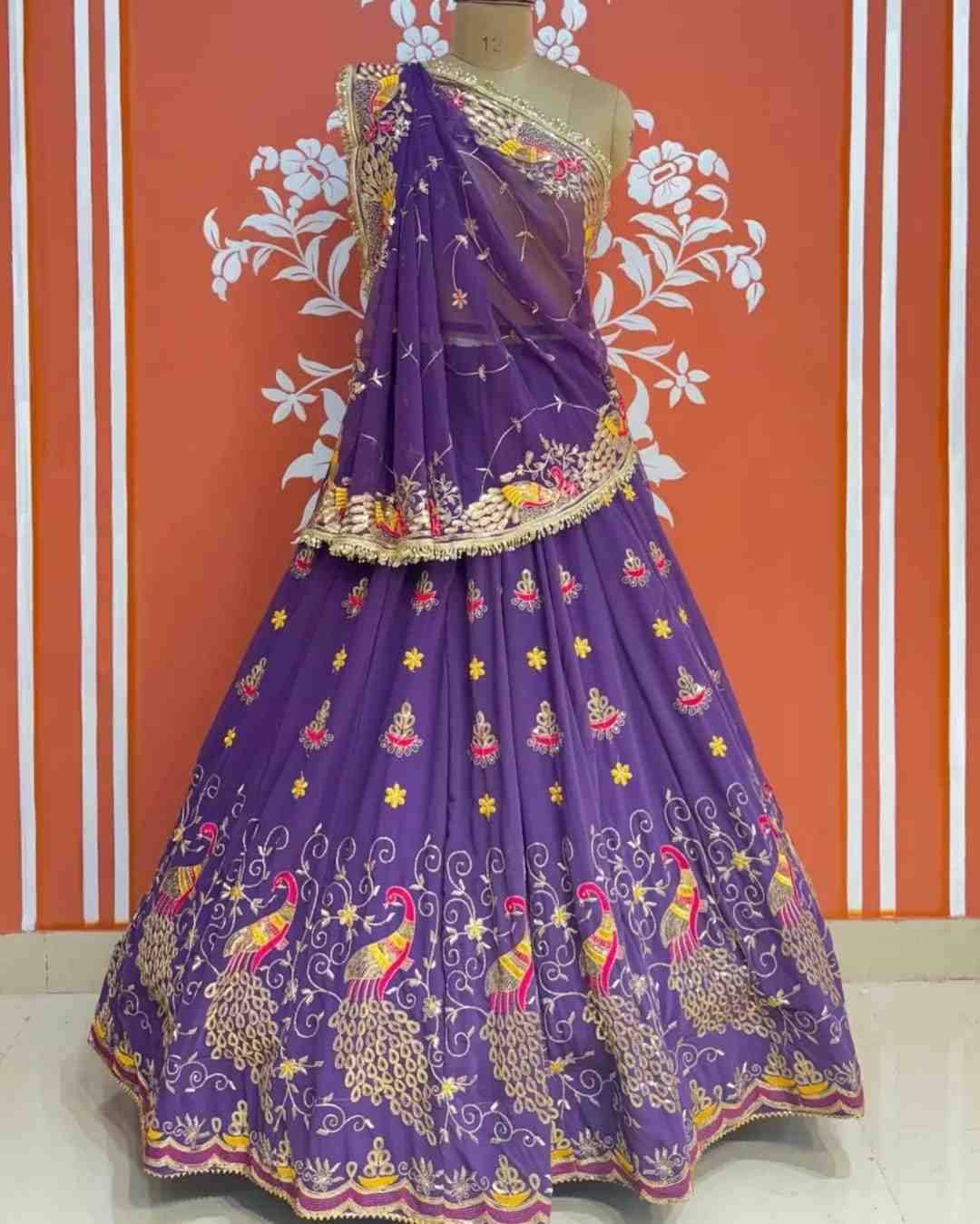 Pc-33 By Fashid Wholesale 01 To 06 Series Wear Collection Beautiful Stylish Colorful Fancy Party Wear & Occasional Wear Heavy Georgette Lehengas At Wholesale Price