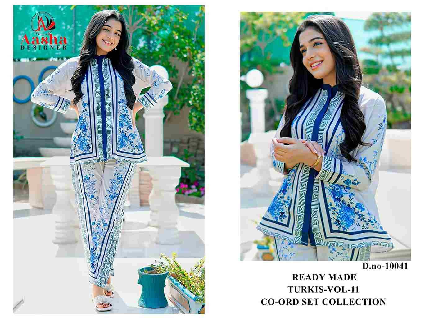 Turkis Vol-11 By Aasha Designer 10041 To 10044 Series Designer Stylish Fancy Colorful Beautiful Casual Wear & Ethnic Wear Modal Satin Co-Ords At Wholesale Price