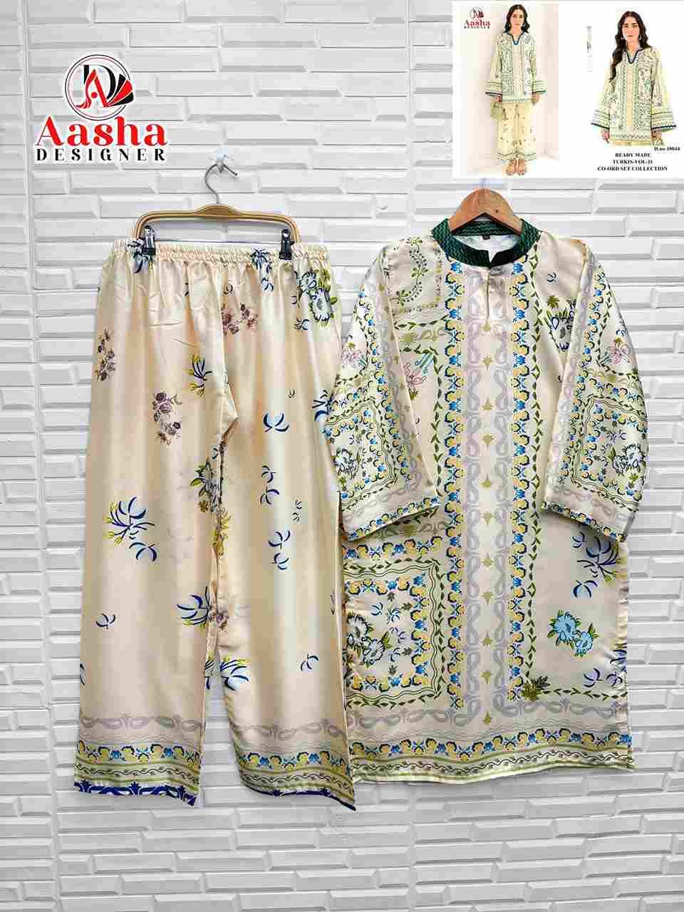 Turkis Vol-11 By Aasha Designer 10041 To 10044 Series Designer Stylish Fancy Colorful Beautiful Casual Wear & Ethnic Wear Modal Satin Co-Ords At Wholesale Price