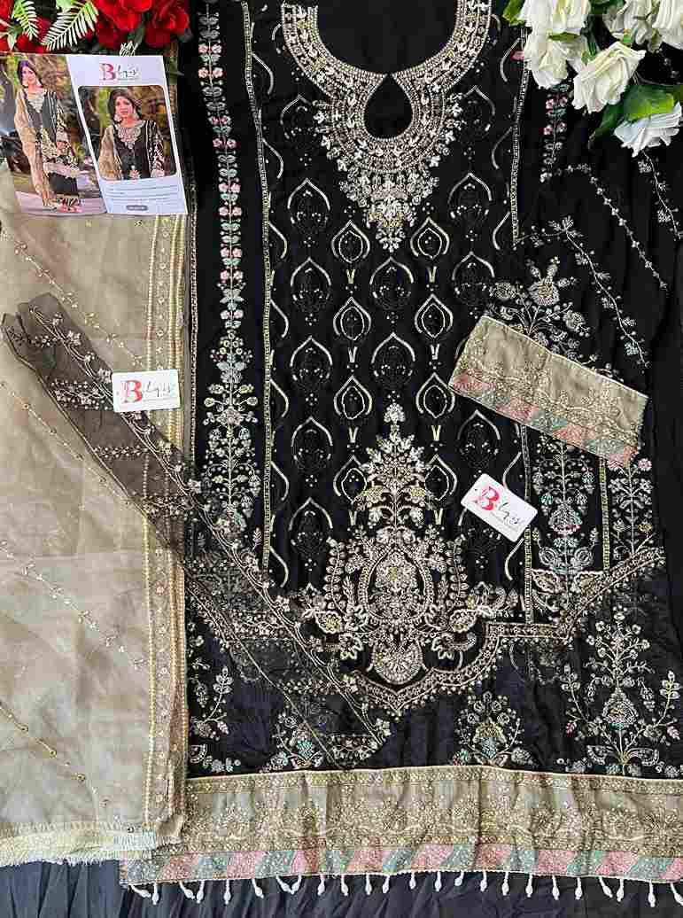 Bilqis 142 Colours Vol-9 By Bilqis 142-Q To 142-T Series Beautiful Pakistani Suits Stylish Fancy Colorful Party Wear & Occasional Wear Faux Georgette Embroidery Dresses At Wholesale Price