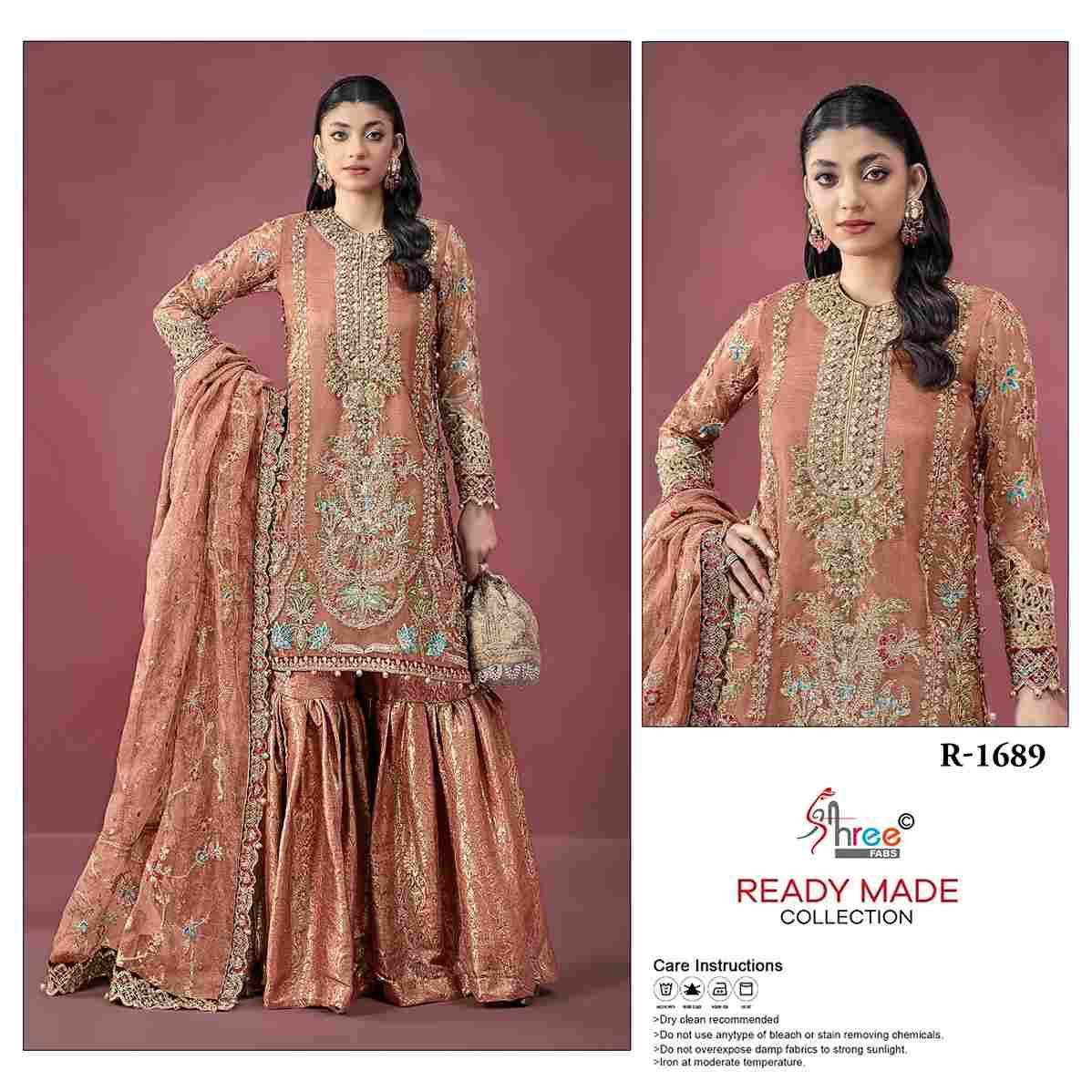 Shree Fabs Hit Design R-1689 Colours By Shree Fabs R-1689-A To R-1689-D Series Designer Pakistani Suits Collection Beautiful Stylish Fancy Colorful Party Wear & Occasional Wear Viscose Slub Dresses At Wholesale Price