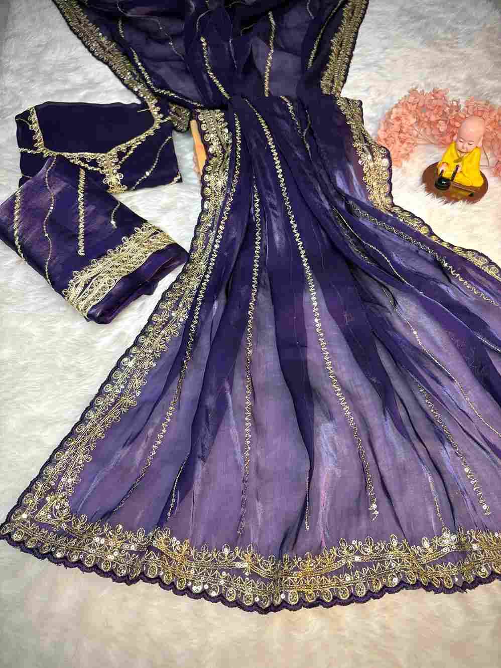 Vs-Janki By Fashid Wholesale 01 To 05 Series Indian Traditional Wear Collection Beautiful Stylish Fancy Colorful Party Wear & Occasional Wear Pure Jimmy Choo Sarees At Wholesale Price