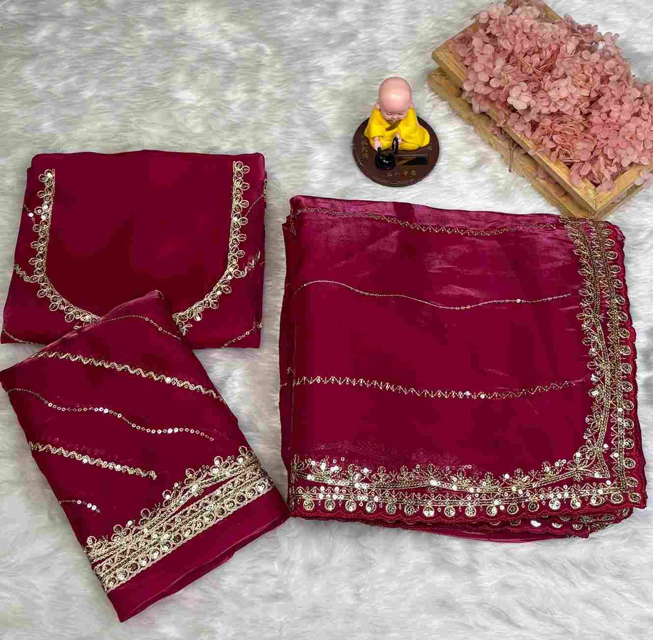 Vs-Janki By Fashid Wholesale 01 To 05 Series Indian Traditional Wear Collection Beautiful Stylish Fancy Colorful Party Wear & Occasional Wear Pure Jimmy Choo Sarees At Wholesale Price