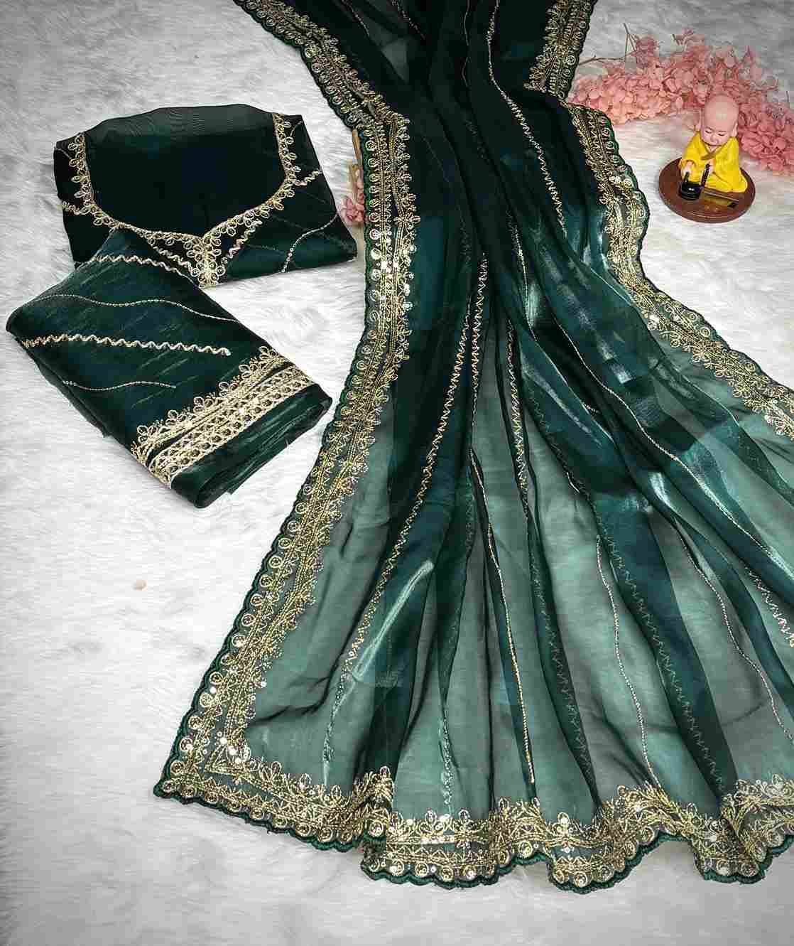 Vs-Janki By Fashid Wholesale 01 To 05 Series Indian Traditional Wear Collection Beautiful Stylish Fancy Colorful Party Wear & Occasional Wear Pure Jimmy Choo Sarees At Wholesale Price