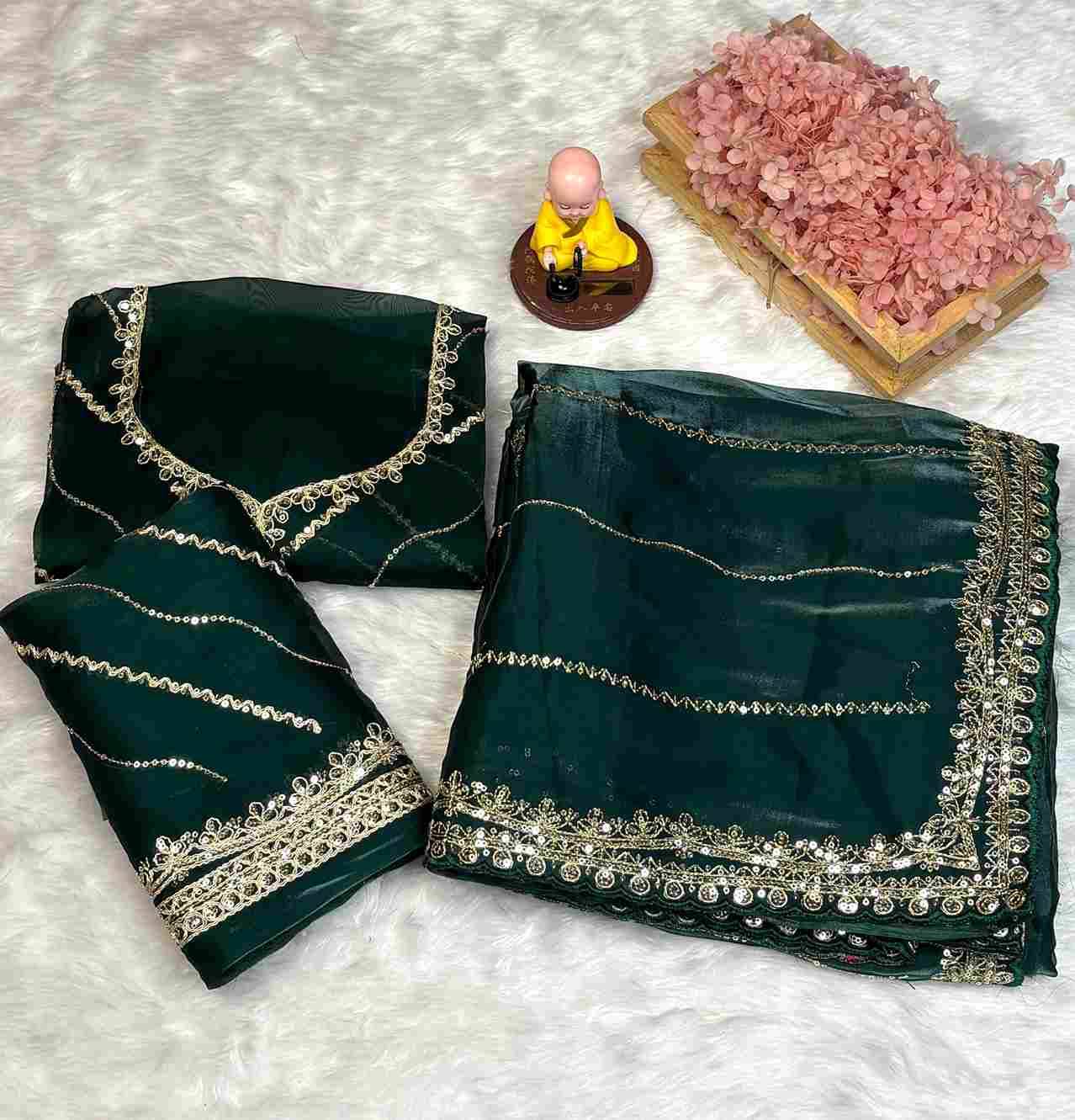 Vs-Janki By Fashid Wholesale 01 To 05 Series Indian Traditional Wear Collection Beautiful Stylish Fancy Colorful Party Wear & Occasional Wear Pure Jimmy Choo Sarees At Wholesale Price
