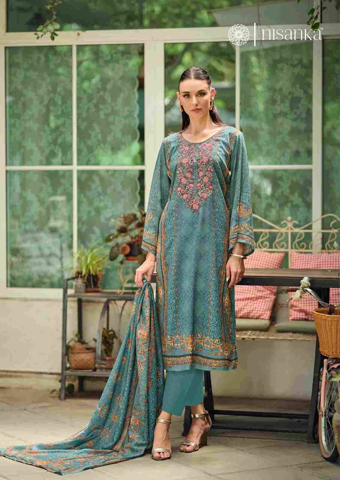 Aykaa By Nisanka 01 To 04 Series Wholesale Designer Festive Suits Collection Beautiful Stylish Fancy Colorful Party Wear & Occasional Wear Pure Viscose Lawn Print Dresses At Wholesale Price
