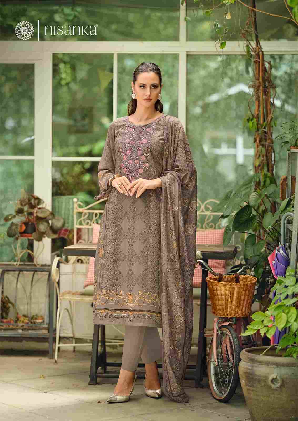 Aykaa By Nisanka 01 To 04 Series Wholesale Designer Festive Suits Collection Beautiful Stylish Fancy Colorful Party Wear & Occasional Wear Pure Viscose Lawn Print Dresses At Wholesale Price