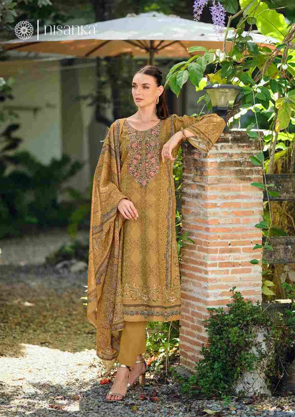 Aykaa By Nisanka 01 To 04 Series Wholesale Designer Festive Suits Collection Beautiful Stylish Fancy Colorful Party Wear & Occasional Wear Pure Viscose Lawn Print Dresses At Wholesale Price