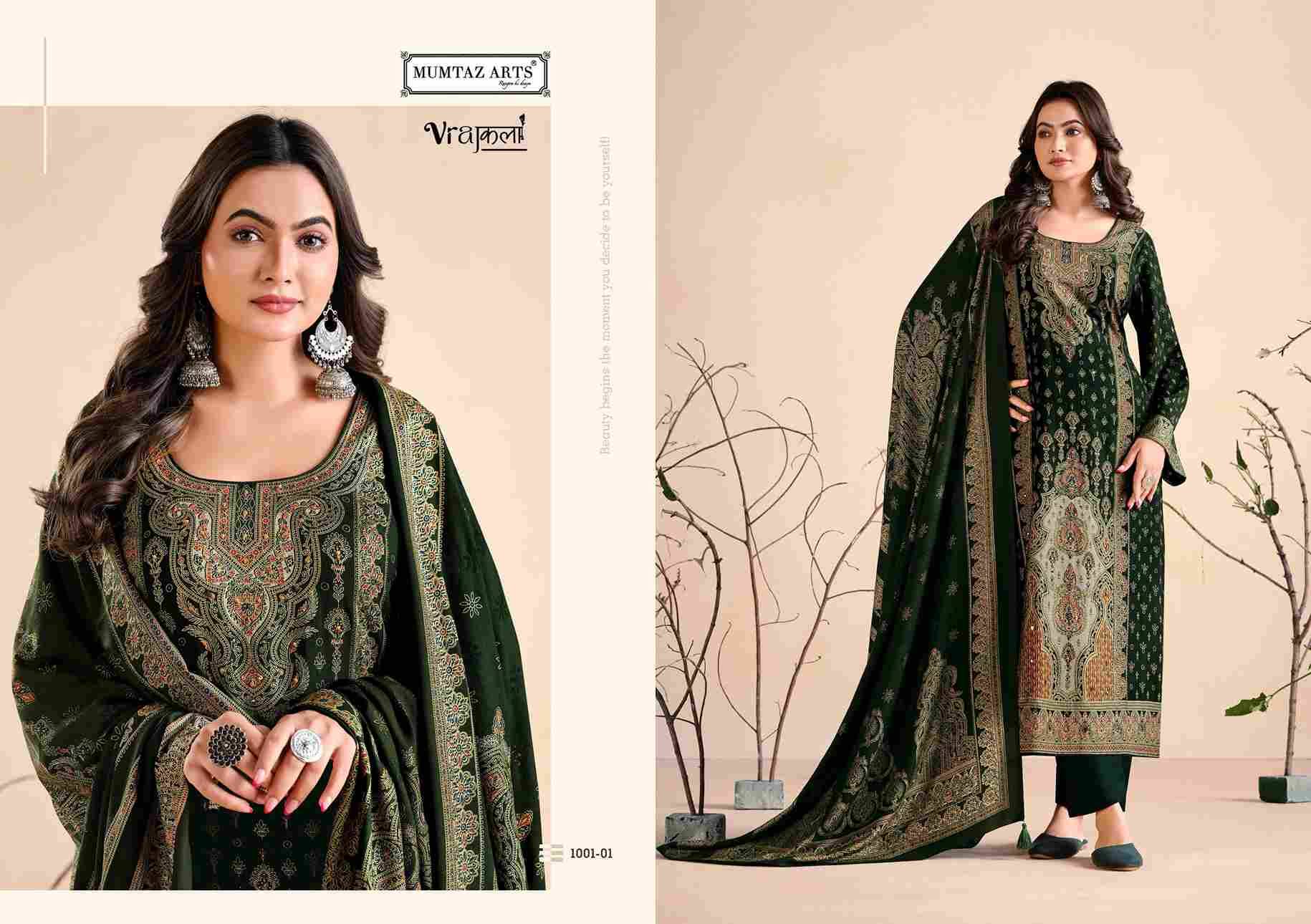 Hamsafar By Mumtaz Arts 1001-04 To 1001-04 Series Beautiful Festive Suits Stylish Fancy Colorful Casual Wear & Ethnic Wear Pure Viscose Pashmina Print Dresses At Wholesale Price