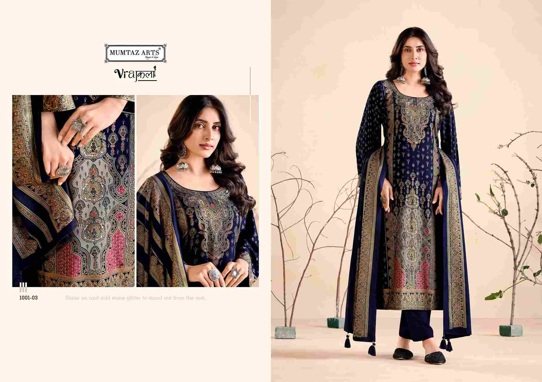 Hamsafar By Mumtaz Arts 1001-04 To 1001-04 Series Beautiful Festive Suits Stylish Fancy Colorful Casual Wear & Ethnic Wear Pure Viscose Pashmina Print Dresses At Wholesale Price