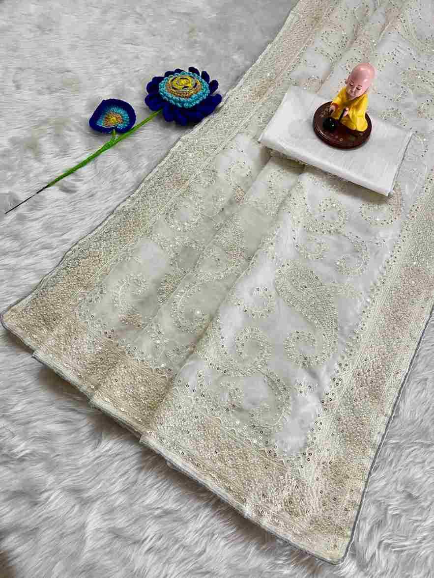 Vs-Megha By Fashid Wholesale 01 To 04 Series Indian Traditional Wear Collection Beautiful Stylish Fancy Colorful Party Wear & Occasional Wear Tabby Organza Silk Sarees At Wholesale Price
