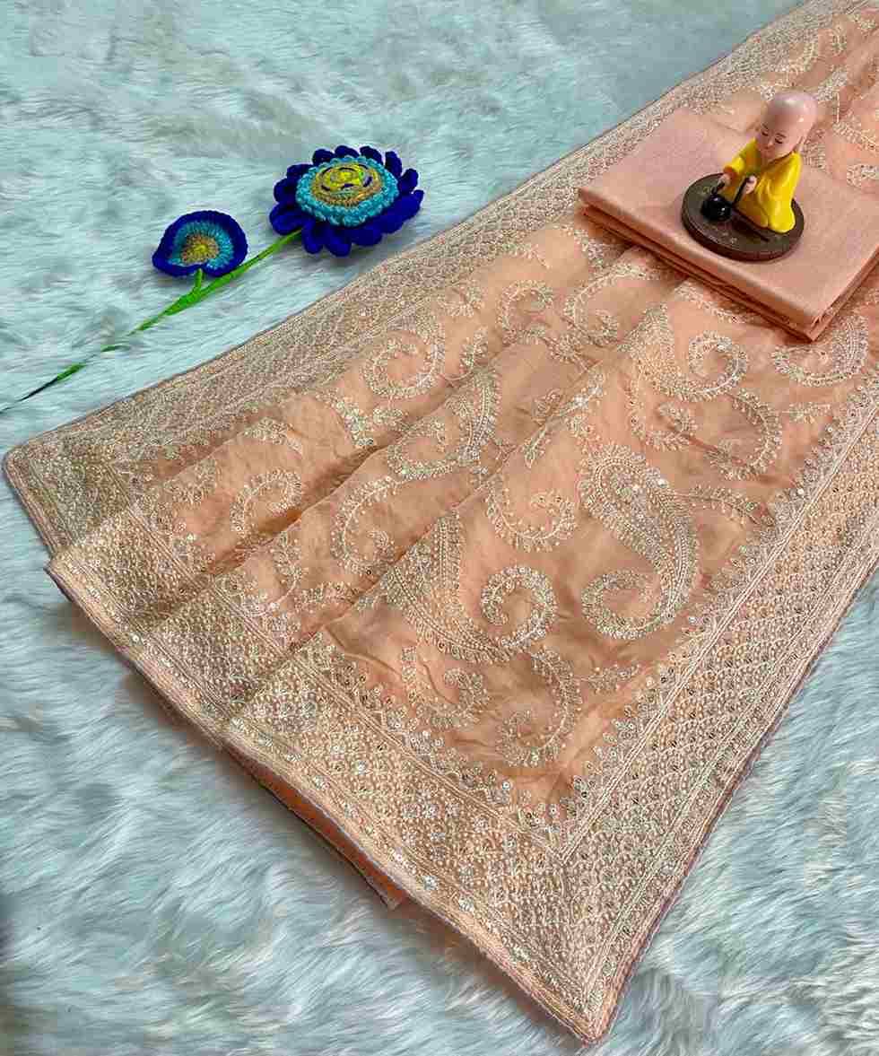 Vs-Megha By Fashid Wholesale 01 To 04 Series Indian Traditional Wear Collection Beautiful Stylish Fancy Colorful Party Wear & Occasional Wear Tabby Organza Silk Sarees At Wholesale Price