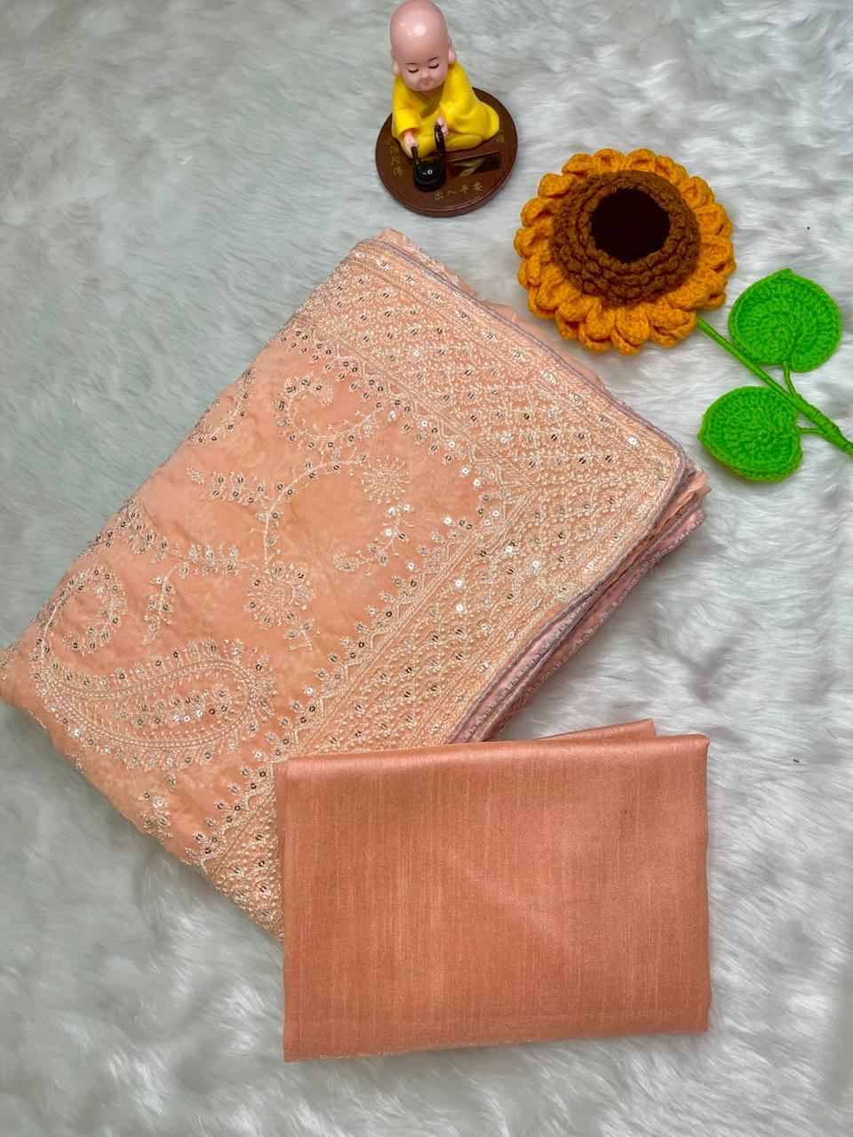 Vs-Megha By Fashid Wholesale 01 To 04 Series Indian Traditional Wear Collection Beautiful Stylish Fancy Colorful Party Wear & Occasional Wear Tabby Organza Silk Sarees At Wholesale Price