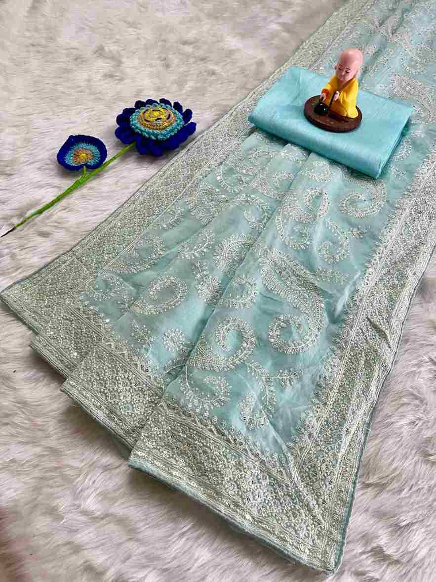 Vs-Megha By Fashid Wholesale 01 To 04 Series Indian Traditional Wear Collection Beautiful Stylish Fancy Colorful Party Wear & Occasional Wear Tabby Organza Silk Sarees At Wholesale Price