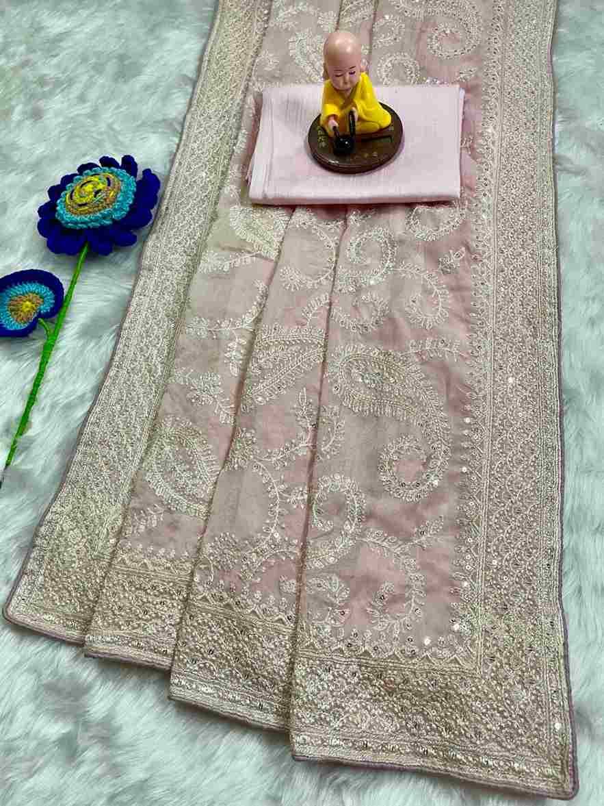 Vs-Megha By Fashid Wholesale 01 To 04 Series Indian Traditional Wear Collection Beautiful Stylish Fancy Colorful Party Wear & Occasional Wear Tabby Organza Silk Sarees At Wholesale Price
